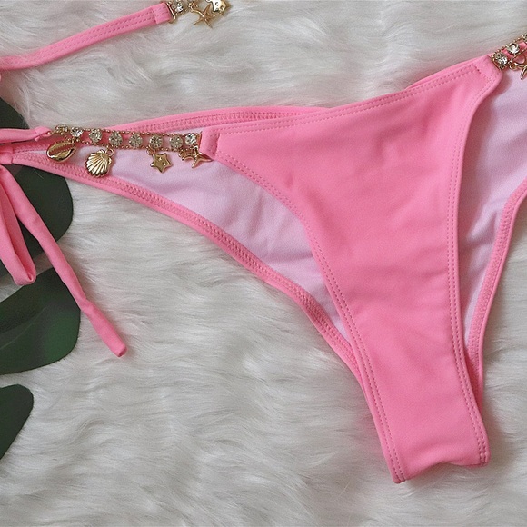 💕My princess light pink rhinestone swimsuit💕 - Picture 5 of 6